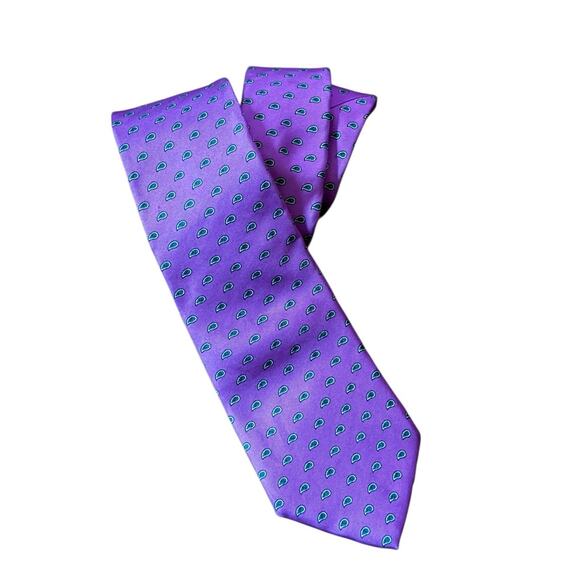 VTG Chaps Ralph Lauren 100% Silk Neck Tie USA Made Night Out Happy Hour Wedding - Picture 1 of 6